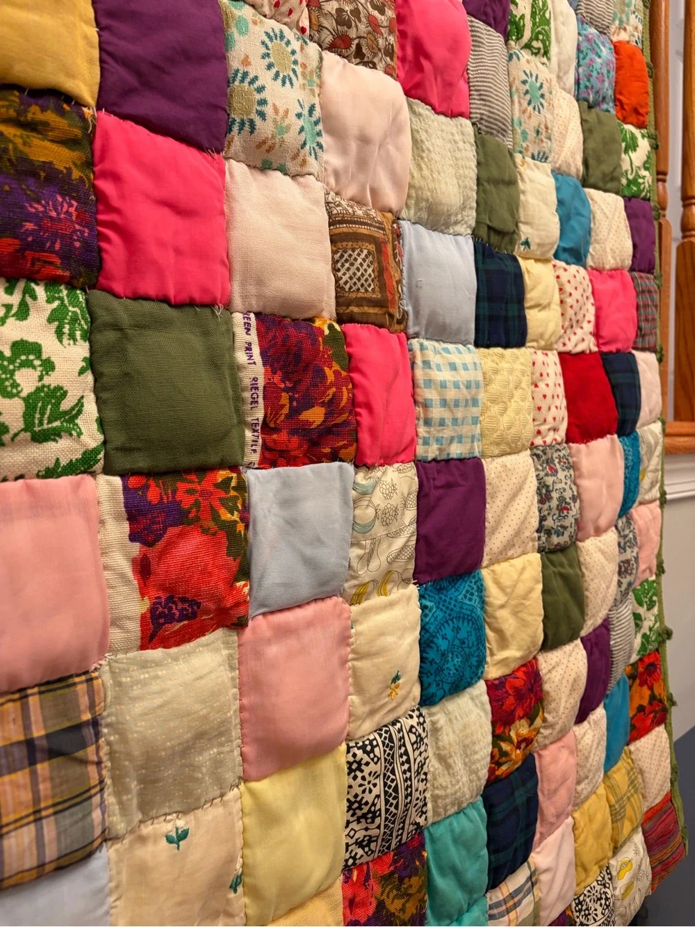 1940s Handmade Patchwork Quilt